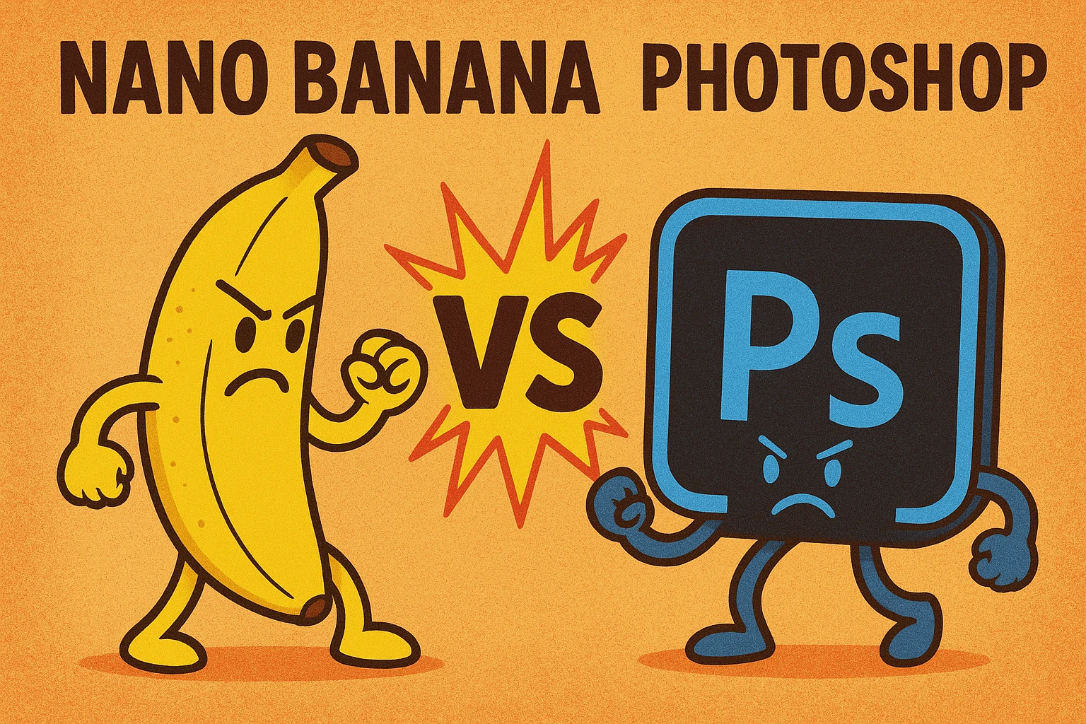 Nano Banana vs. Photoshop: A Fair Comparison for 2025